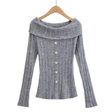 Women Sweater Knitwear Autumn Winter Coat Cashmere-like Sweater