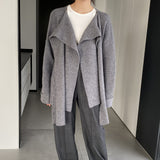 Women Cardigan Sweater Sweater Cardigan Coat Long Sleeve Loose Sweater 8t7351