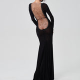 Women Dresse Fall/Winter Dress Sexy Tulle Skirt Backless