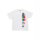 Men T-shirts human balloon pattern short sleeve casual