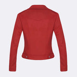 Women Leather Jacket Motorcycle Clothing Fall Leather Jacket Coat