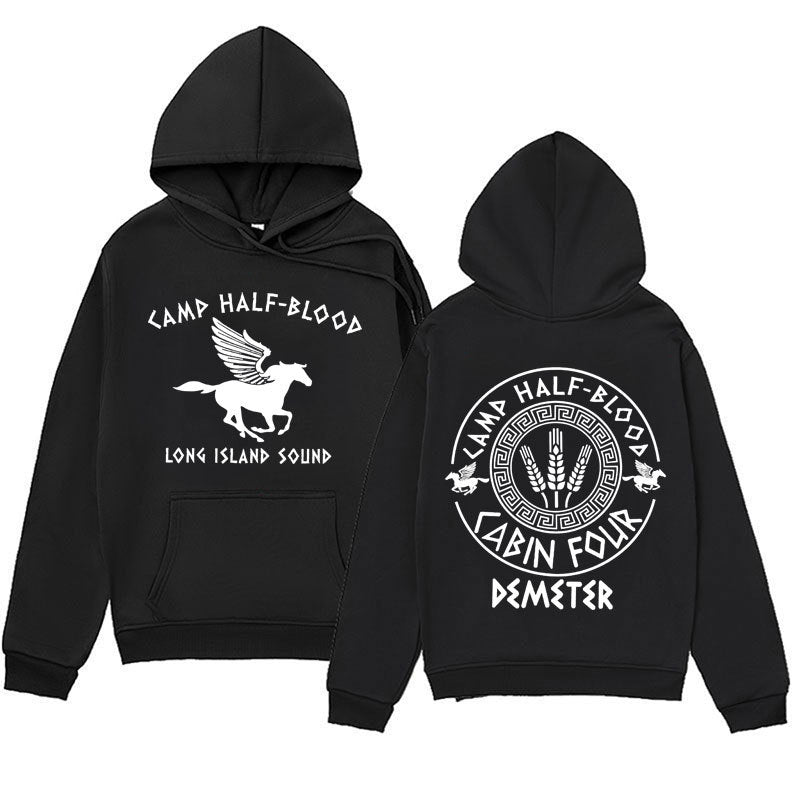 Camp Half Blood Graphics Hoodies Percy Jackson Long Island