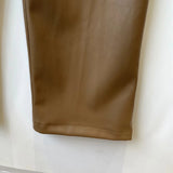 Women Sweatpants Casual Wide Leg Pants High Waist Women Leather Pants