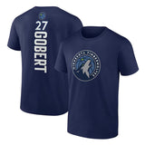 NBA T-Shirts NBA Timberwolves Edwards Downs T-Shirt Sports Short Sleeve