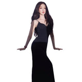 Women Dresses Black Dress Long Dress Black Camisole Dress