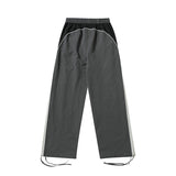 Women Sweatpants Retro Workwear Sweatpants Men and Women Loose Wide-Leg Casual Pants