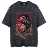 2024Hip Hop Oversized Streetwear Vintage T-shirts Japanese