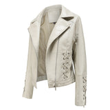 Red Leather Jacket Casual Jacket