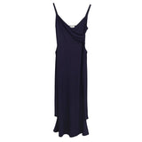 Women Dresses V-neck Skirt with Shoulder Straps Dress Hip Skirt