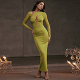 Women Dresses Gauzy Cardigan Dress Hollow Hip Skirt