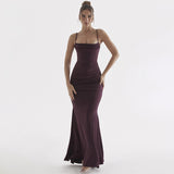 Women Dresses Suspenders Dress Sheath Dress