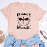 Fourth Wing Basgiath War College T-shirt Retro Dragon