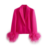 Women Suits Autumn Short Blazer