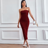 Women Dress Spring and Summer Sexy Hip Skirt Beach Dress