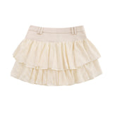 Women Skirt Ballet Style Lace Stitching Pettiskirt