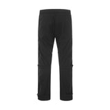 Men Sweatpants Zipper Casual Pants Hip Hop Loose Sports Straight Trousers