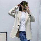 Women Suits Autumn Loose Leisure Professional Suit Jacket