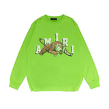 Amiri Long Sleeve Shirt Fashion Brand Long Sleeve Long-Sleeved T-shirt Blouse