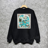 Amiri Long Sleeved Shirt Fashion Brand Crew Sweatshirts round Neck Sweater