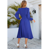 Women Date Dress Fall/Winter Dress Leisure Long Sleeve Dress