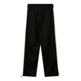 Men Sweatpants Casual Pants Stitching Printing Letters Straight-Leg Trousers