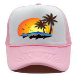 Bass Pro Shops Hat Summer Outdoor Surfing Baseball Cap Printed Fishing Net Cap