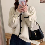 Women Knitted Cardigan Autumn Sweater Coat