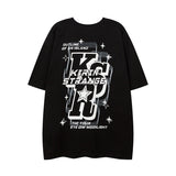 Men T Shirt Hip Hop Graffiti Printing Short Sleeve T-shirt