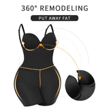 Shapewear bodysuit buttocks sponge pad body shaping and belly tightening