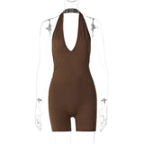 Women Jumpsuit Summer Sexy Backless Jumpsuit