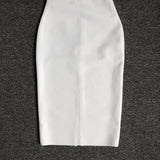 Women's Evening Dress Bandage One-Piece Dress Dress Color Matching Bandage Dress Dress
