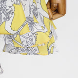 Women Dresses Spring Retro Long Sleeve Dress Skirt (Qymy0409)