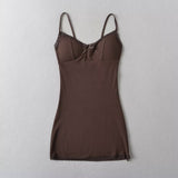 Women Tops Summer Lace Edge Sexy Sling Dress Sexy Skirt