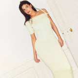 Women Dresses Summer Short Sleeve Solid Color Slim Fit Sexy Sheath Dress (Bla0420)