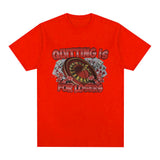 Quitting Is for Losers Funny Meme Graphic T-shirt Men Fashion