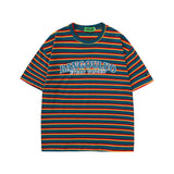 Men T Shirt Striped Couple Short Sleeve T-shirt