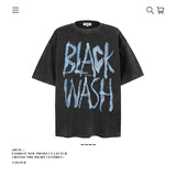 American vintage street T-shirt pure cotton retro men's and women's summer loose