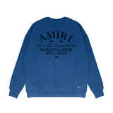 Amiri Long Sleeved Shirt Fashion Brand Crew Sweatshirts round Neck Sweater