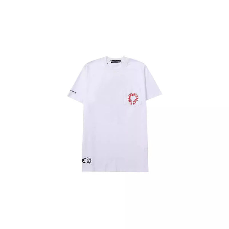 CHH Chrome Heart T Shirts Horseshoe Stacked Cross Short Sleeve T-Shirt