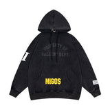 Gallery Dept Hoodie Loose Casual Distressed Hoodie