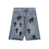 CHH Chrome Hearts Jeans Unisex Casual Loose Jeans