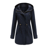 Women Trench Coat Anorak Women Spring and Autumn Coat Loose