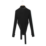 Women Tops Summer Hollow out Slim-Fit Knitted Top Sexy Jumpsuit