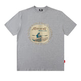 Men T Shirt Cartoon Printed Short Sleeve T-shirt