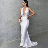 Women Dresses Autumn Sexy Backless Dress