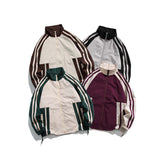 Unisex Jacket Autumn Stand Collar Stitching Jacket
