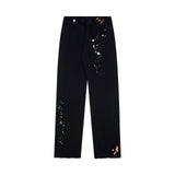 Gallery Dept Sweatpants Hand-painted ink-splashing contrasting casual trousers