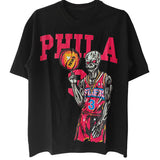 NBA T-Shirts Warren Lotas Joint NBA Short Sleeve Sports Loose