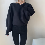 Women Winter Knitted Sweater Casual Style Sweater 8t3081