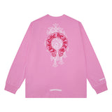 Chh Chrome Heart Long Sleeve Shirt Unisex Fashion Loose Long Sleeve Shirt